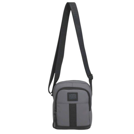 Bolsa de Tiracolo c/ Bolso Frontal PEPE JEANS Hoxton Cinza | Ref. 186.7345333