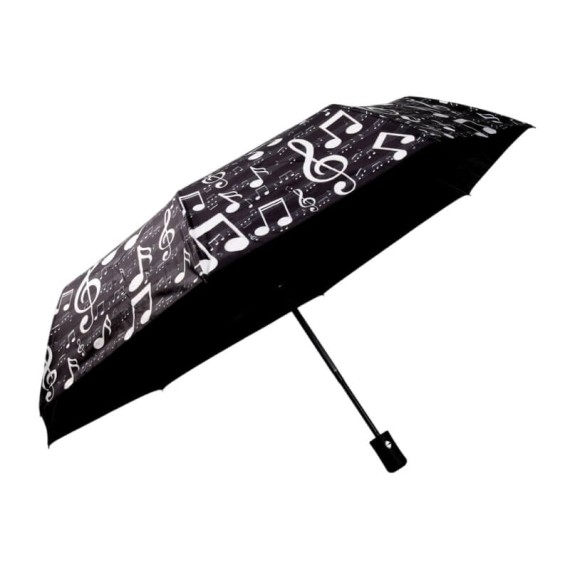 Guarda-Chuva iTOTAL Dobrável Duomatic Music Preto | Ref. 343.XL2039A