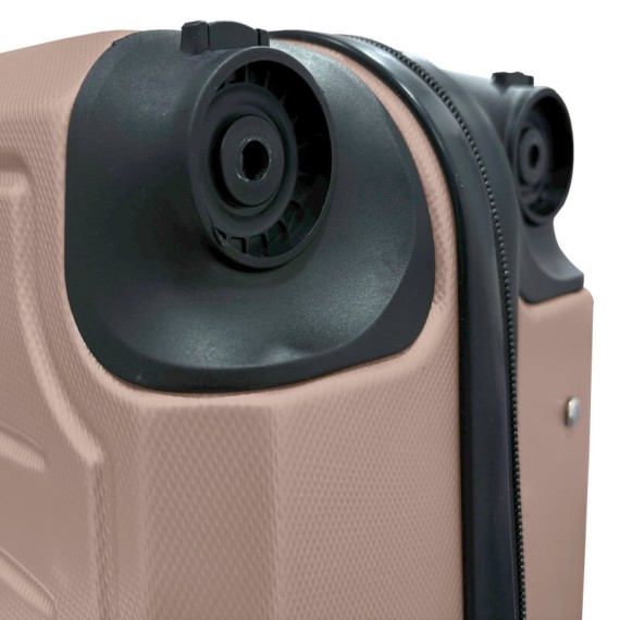 Mala de Cabine / Trolley 47cm 4R. Amovíveis TALENT 40 Rosa Metálico | Ref. 337.40RM