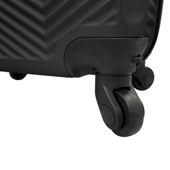 Mala de Cabine / Trolley 47cm 4R. Amovíveis TALENT 7 Preta | Ref. 337.7P