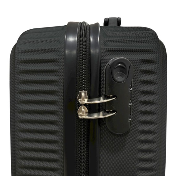 Mala de Cabine / Trolley 47cm 4R. Amovíveis TALENT 7 Preta | Ref. 337.7P