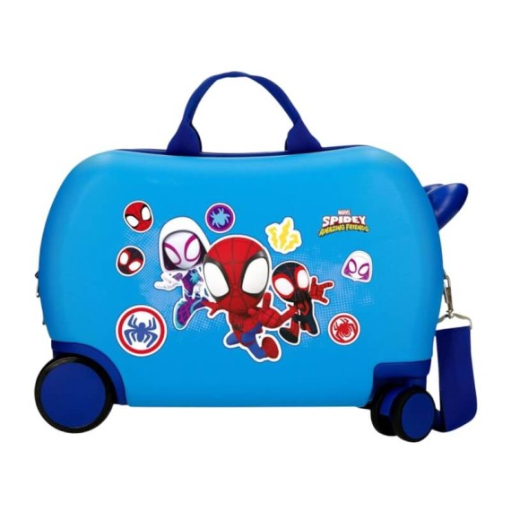 Mala de Viagem Infantil ABS 4R Easyjet SPIDEY Go Webs Go Azul | Ref. 186.2821021