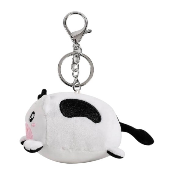 Porta-Chaves Peluche iTOTAL Animals Vaca Branco | Ref. 343.XL2491