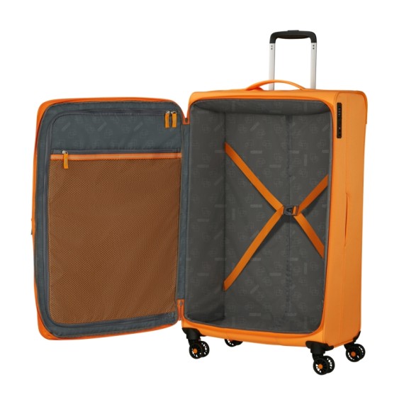 AMERICAN TOURISTER Mala de Viagem Grande 80cm 4R Exp. AeroSpin Laranja | Ref. 92.153539-0595
