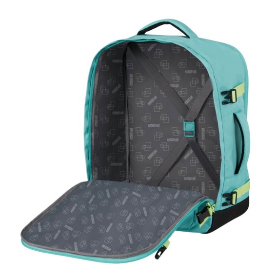 AMERICAN TOURISTER Mochila MS Vueling/Wizz Take2Cabin Turquesa/Lima | Ref. 92.150909-A647