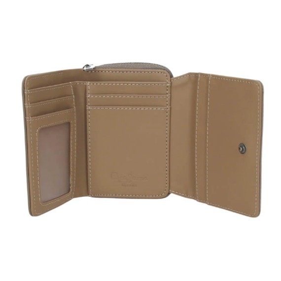 Carteira Porta-Moedas PEPE JEANS Christine Taupé | Ref. 186.7098244