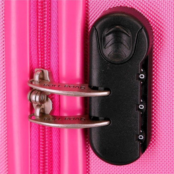 Mala de Cabine / Trolley 40cm 2R Vueling ROLL ROAD Flex Rosa | Ref. 186.584996G