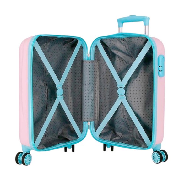 Mala de Cabine / Trolley 50cm 4R PRINCESAS Imagine Rosa Claro | Ref. 186.2061341