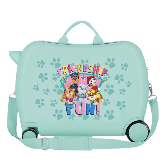 Mala de Viagem Infantil ABS 50cm 4R PAW PATROL Friendship Fun Turquesa | Ref. 186.4939821