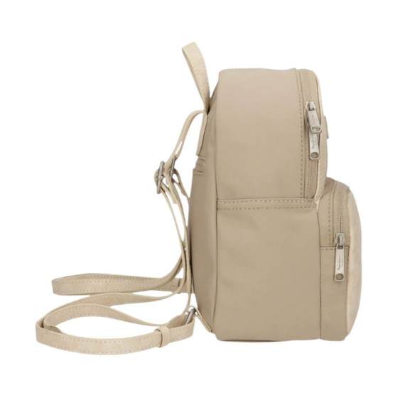 Mochila Casual 25cm PEPE JEANS Jana Bege | Ref. 186.7142041