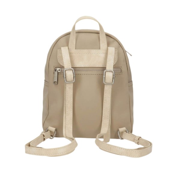 Mochila Casual 25cm PEPE JEANS Jana Bege | Ref. 186.7142041