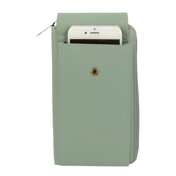 Carteira Bolsa e Porta Telemóvel PEPE JEANS Morgan Verde | Ref. 186.7925332