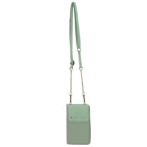 Carteira Bolsa e Porta Telemóvel PEPE JEANS Morgan Verde | Ref. 186.7925332
