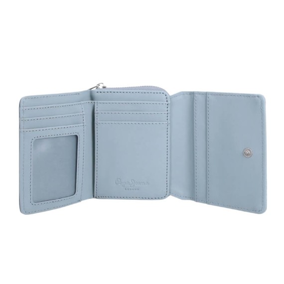 Carteira com Porta-Moedas PEPE JEANS Jana Azul Claro | Ref. 186.7148242