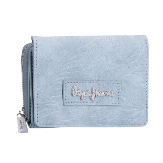 Carteira com Porta-Moedas PEPE JEANS Jana Azul Claro | Ref. 186.7148242