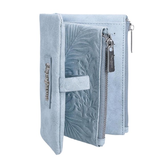 Carteira com Porta-Moedas Removível PEPE JEANS Jana Azul Claro | Ref. 186.7148342