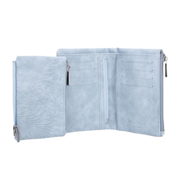 Carteira com Porta-Moedas Removível PEPE JEANS Jana Azul Claro | Ref. 186.7148342