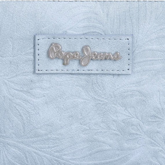 Carteira com Porta-Moedas Removível PEPE JEANS Jana Azul Claro | Ref. 186.7148342
