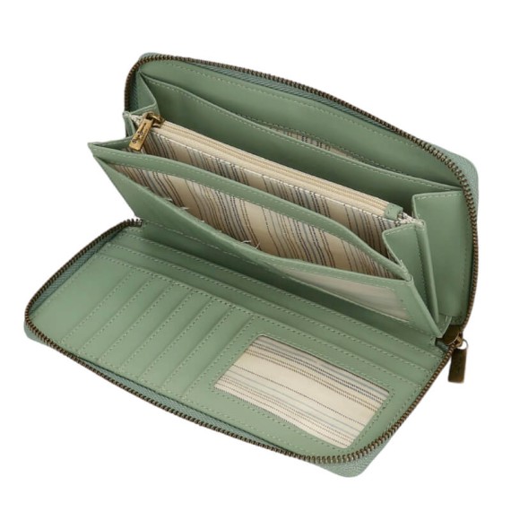 Carteira de Senhora c/ Fecho PEPE JEANS Morgan Verde | Ref. 186.7928534