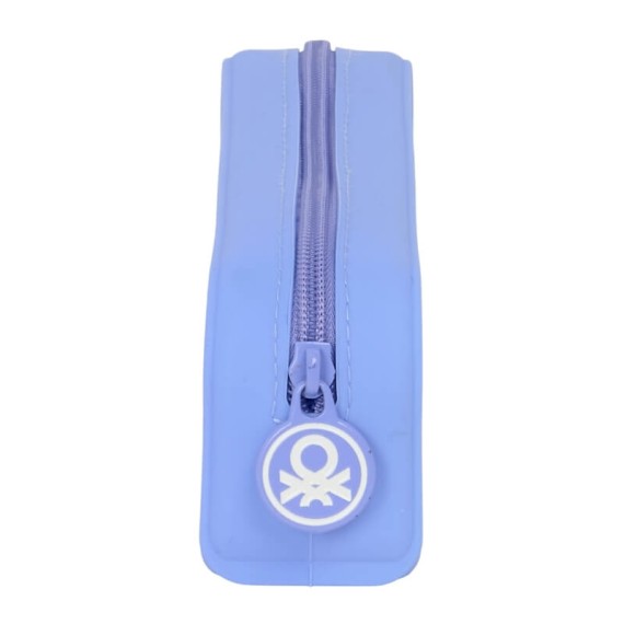Estojo Escolar Quadrado Silicone BENETTON Lila Roxo Lilás | Ref. 248.812551886