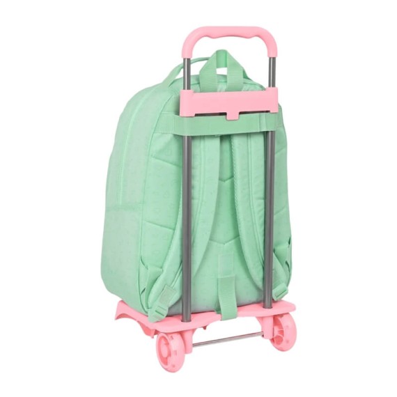 Mochila Escolar 42Cm c/ Carro Reciclado BLACKFIT8 Moon Verde Menta | Ref. 248.642340160 Mochila Escolar 42Cm c/ Carro Reciclado BLACKFIT8 Moon Verde Menta | Ref. 248.642340160