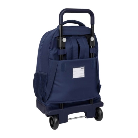 Mochila Grande 45Cm Compacta 2R BENETTON Flag Azul Marinho | Ref. 248.612506918