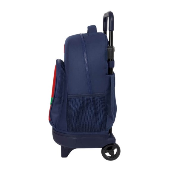 Mochila Grande 45Cm Compacta 2R BENETTON Flag Azul Marinho | Ref. 248.612506918