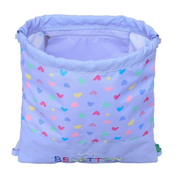 Mochila Saco BENETTON Lila Roxo Lilás | Ref. 248.612551196