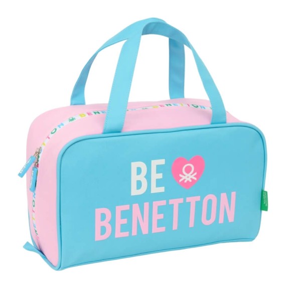 Necessaire Rectangular BENETTON Unique Azul/Rosa | Ref. 248.812552720