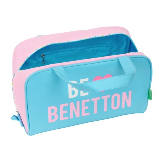 Necessaire Rectangular BENETTON Unique Azul/Rosa | Ref. 248.812552720