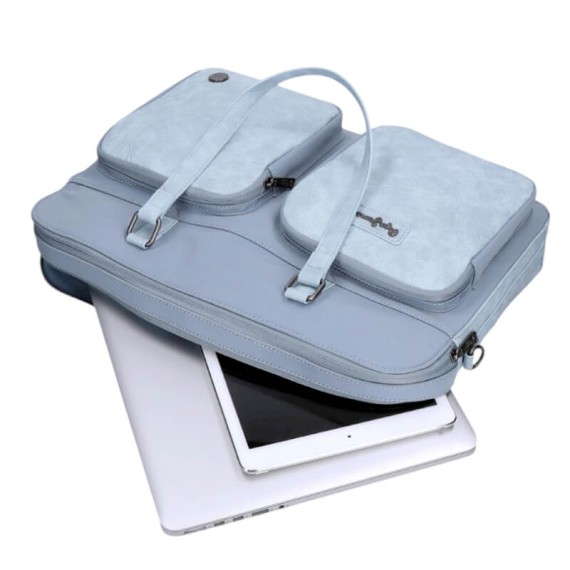 Pasta para Computador 15.6” 2C Adapt. PEPE JEANS Jana Azul Claro | Ref. 186.7146042