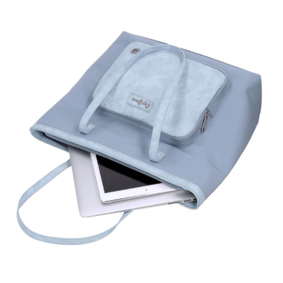 Saco de Ombro para Portátil/Tablet PEPE JEANS Jana Azul Claro | Ref. 186.7147542