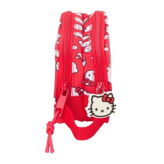 Estojo Escolar Duplo HELLO KITTY Iconic Vermelho | Ref. 248.812516513 Estojo Escolar Duplo HELLO KITTY Iconic Vermelho | Ref. 248.812516513