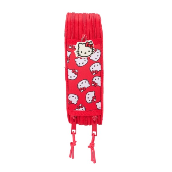 Estojo Escolar Triplo 37 Peças HELLO KITTY Iconic Vermelho | Ref. 248.412516857 Estojo Escolar Triplo 37 Peças HELLO KITTY Iconic Vermelho | Ref. 248.412516857