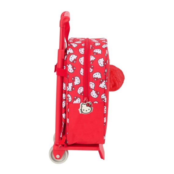 Mochila de Criança 28Cm c/ Carro HELLO KITTY Iconic Vermelha | Ref. 248.612516280 Mochila de Criança 28Cm c/ Carro HELLO KITTY Iconic Vermelha | Ref. 248.612516280