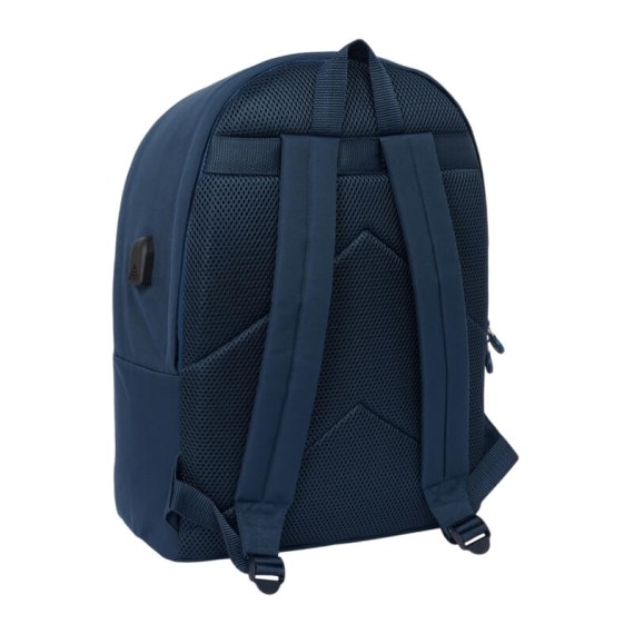 Mochila Dupla para Portátil 15.6” + USB EL GANSO Classic Azul Marinho | Ref. 248.612409820