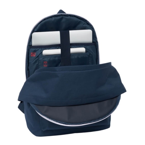 Mochila Dupla para Portátil 15.6” + USB EL GANSO Classic Azul Marinho | Ref. 248.612409820