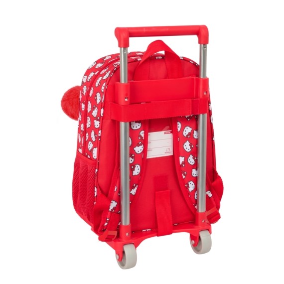 Mochila Infantil Adap. 34Cm c/ Carro HELLO KITTY Iconic Vermelha | Ref. 248.612516020 Mochila Infantil Adap. 34Cm c/ Carro HELLO KITTY Iconic Vermelha | Ref. 248.612516020