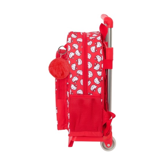 Mochila Infantil Adap. 34Cm c/ Carro HELLO KITTY Iconic Vermelha | Ref. 248.612516020 Mochila Infantil Adap. 34Cm c/ Carro HELLO KITTY Iconic Vermelha | Ref. 248.612516020