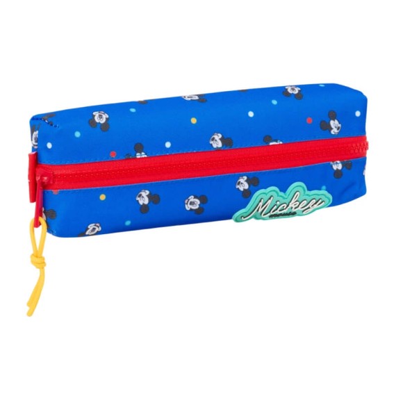 Estojo Escolar Rectangular c/ Elástico MICKEY Good Day Azul | Ref. 248.812514015 Estojo Escolar Rectangular c/ Elástico MICKEY Good Day Azul | Ref. 248.812514015