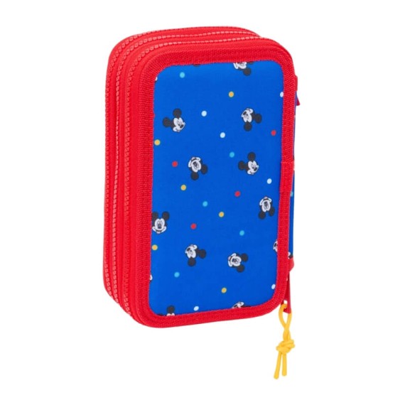 Estojo Escolar Triplo 37 Peças MICKEY Good Day Azul | Ref.248.412514857 Estojo Escolar Triplo 37 Peças MICKEY Good Day Azul | Ref.248.412514857