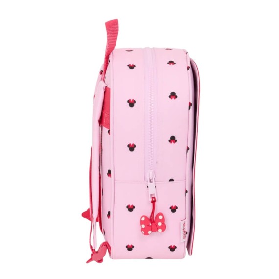 Mochila de Criança Adap. 27Cm Front-Inter MINNIE Naive Rosa Claro | Ref. 248.612512232