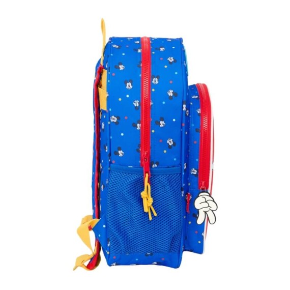 Mochila Escolar Júnior Adap. 38Cm MICKEY Good Day Azul | Ref. 248.612514640 Mochila Escolar Júnior Adap. 38Cm MICKEY Good Day Azul | Ref. 248.612514640
