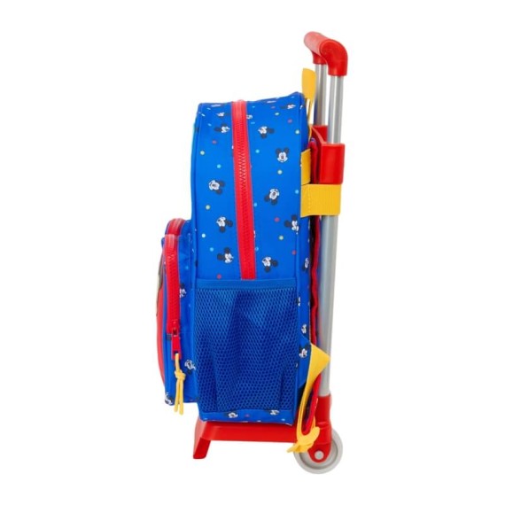 Mochila Infantil 34Cm c/ Carro MICKEY Good Day Azul | Ref. 248.612514020