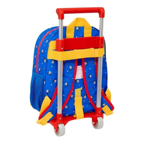 Mochila Infantil 34Cm c/ Carro MICKEY Good Day Azul | Ref. 248.612514020