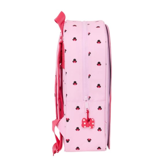 Mochila Infantil Adap. 34Cm Front-Inter MINNIE Naive Rosa Claro | Ref. 248.612512185