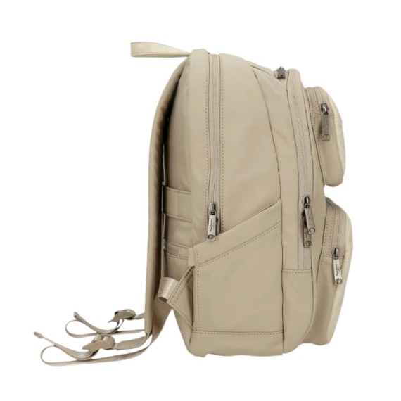 Mochila para Portátil 13.3” 2C Adapt. PEPE JEANS Jana Bege | Ref. 186.7142141
