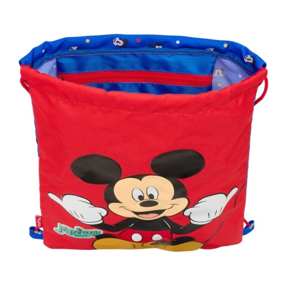 Mochila Saco Júnior 34Cm MICKEY Good Day Azul | Ref. 248.612514855 Mochila Saco Júnior 34Cm MICKEY Good Day Azul | Ref. 248.612514855