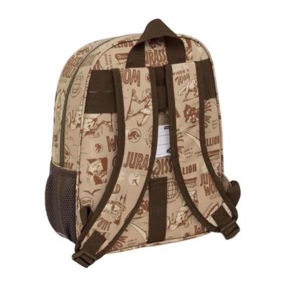 Mochila Infantil Adap. 33Cm JURASSIC WORLD Castanha | Ref. 248.612463524 Mochila Infantil Adap. 33Cm JURASSIC WORLD Castanha | Ref. 248.612463524