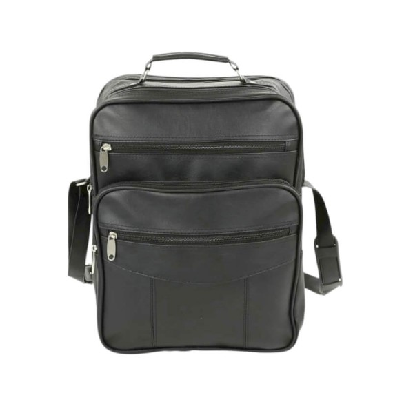 Saco / Pasta de Tiracolo c/ Asa de mão D&N 2704 Preto | Ref. 345.270401